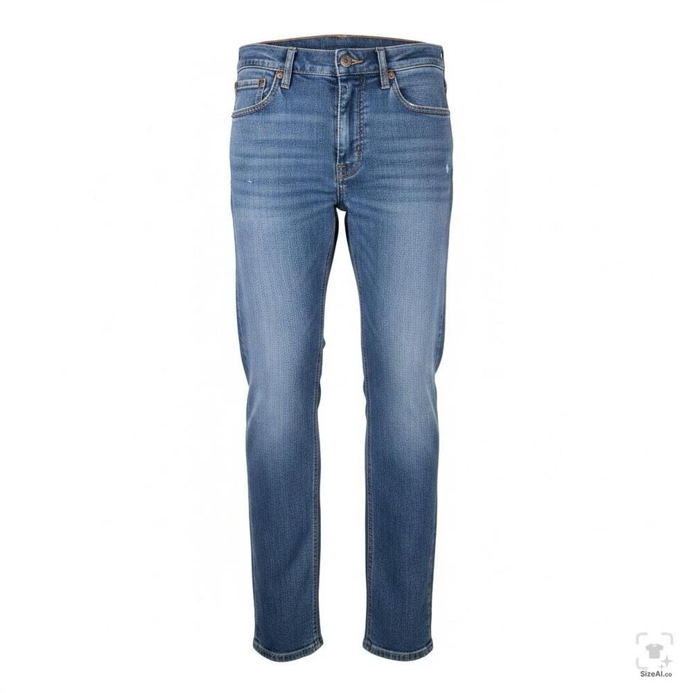 Levis Jeans Mens 29x31 Blue Medium Wash Denim Slim Fit Straight Leg Stretch